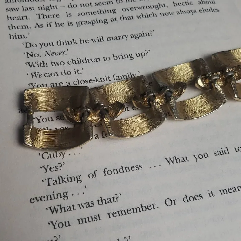 Vintage Monet Golden Bracelet